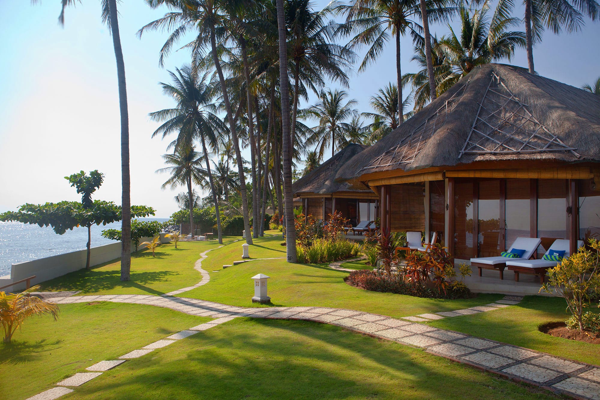 Deluxe Bungalow Oceanfront Resort in Bali